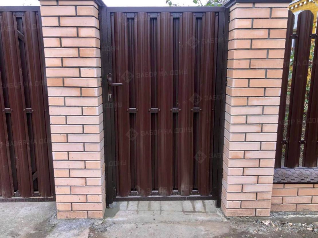 Калитка из евроштакетника  в Константиновске